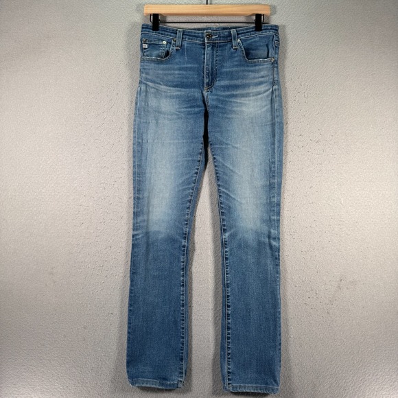 Adriano Goldschmied The Harper Jeans Womens 29R Essential Straight Blue‎ Light - Picture 1 of 16